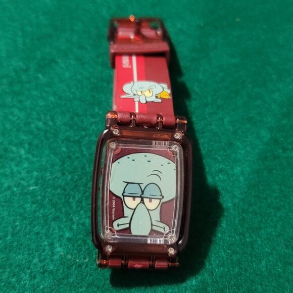 SpongeBob Squarepants Other - Vtg 2004 Spongebob SquarePants Squidward Burger King Watch